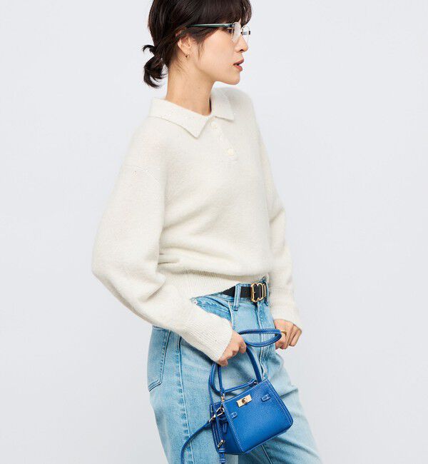 NOLLEY'S sophi「モヘヤポロ衿プルオーバー」|ニット・セーター|