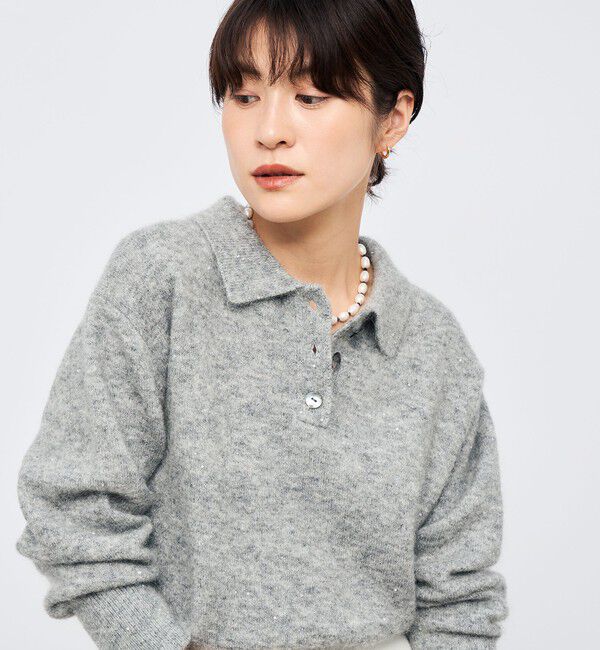 NOLLEY'S sophi「モヘヤポロ衿プルオーバー」|ニット・セーター|