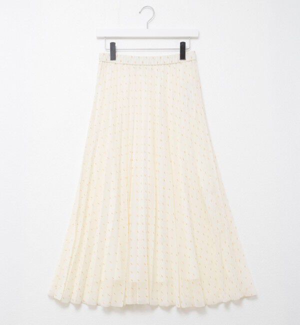 NOLLEY'S「ウォッシャブルラメカットドビープリーツスカート」|スカート|