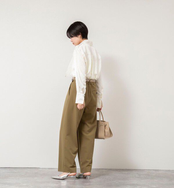 NOLLEY'S sophi「ウォッシャブルサテンドビーボウタイブラウス」|シャツ・ブラウス|