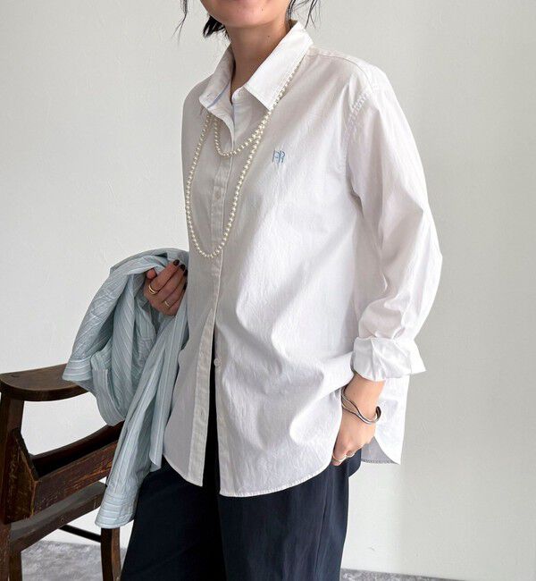 fredy emue「FR刺繍オックスコンパクトシャツ」|シャツ・ブラウス|