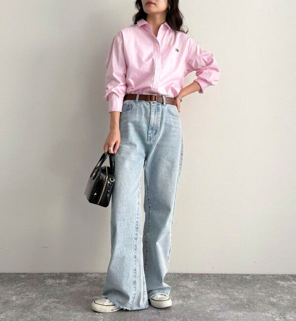 fredy emue「FR刺繍オックスコンパクトシャツ」|シャツ・ブラウス|