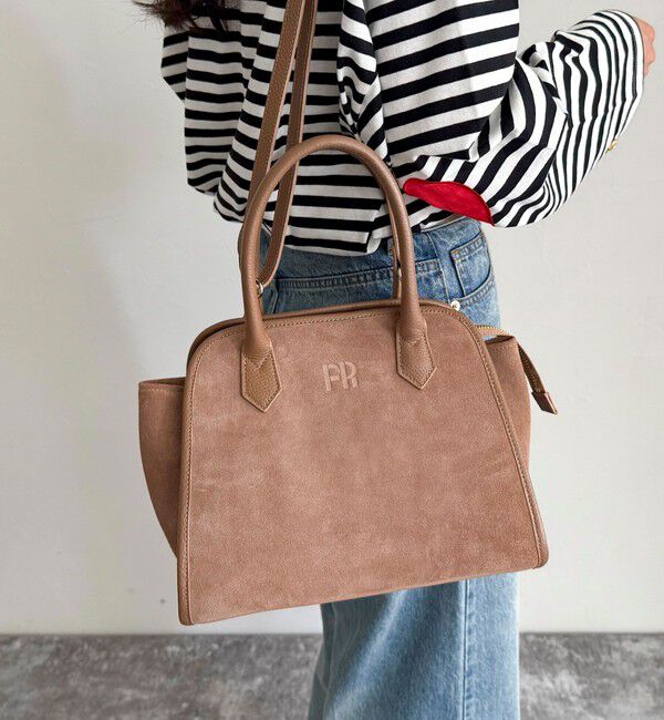 fredy emue「FR台形スエードバッグ」|ショルダー・メッセンジャー|