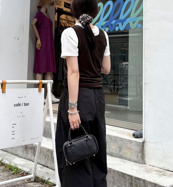 fredy emue「FRミニレザーボストンバッグ」|ショルダー・メッセンジャー|