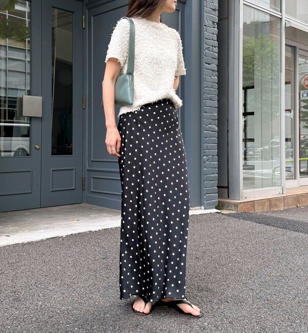 fredy emue「ワッシャーサテンドットスカート」|スカート|