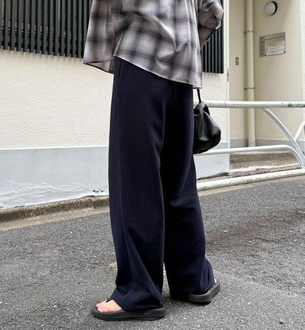 fredy emue「ウエストレイヤードイージーパンツ」|チノ|