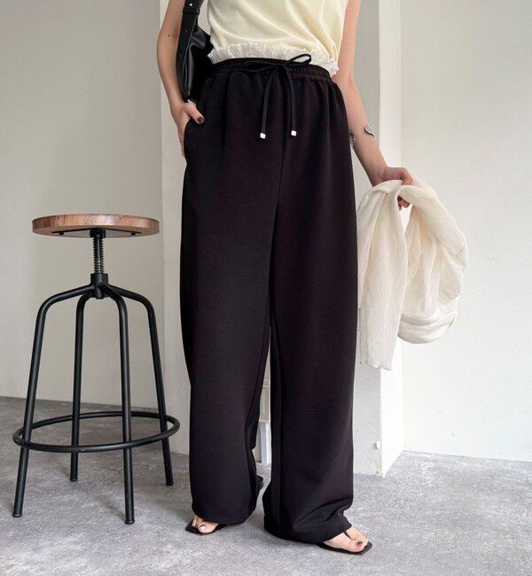 fredy emue「ウエストレイヤードイージーパンツ」|チノ|