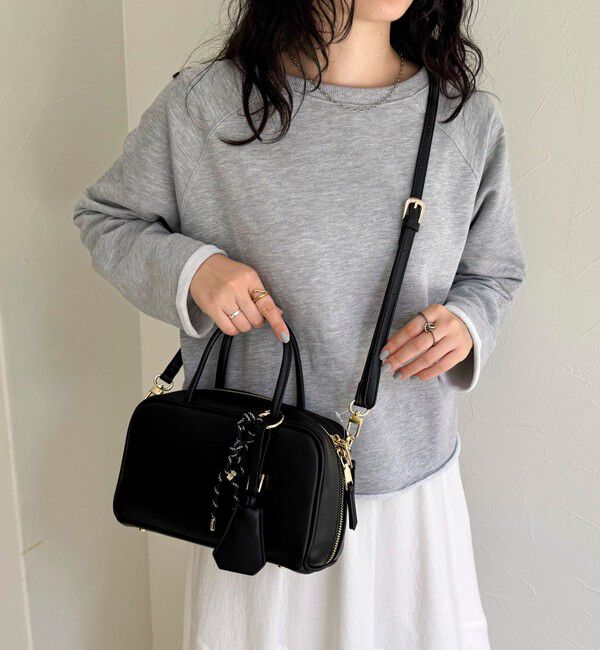 fredy emue「チャーム付横長ボストンバッグ」|ショルダー・メッセンジャー|