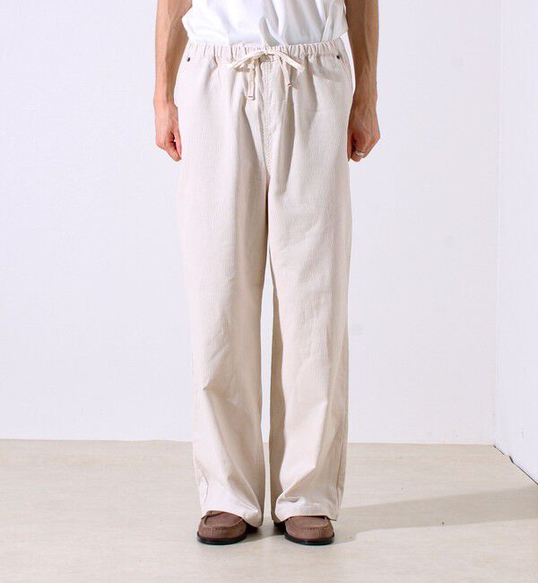 GLOSTER「【セットアップ対応】【GEVACO】コーデュロイ イージーワイドパンツ」|チノ|