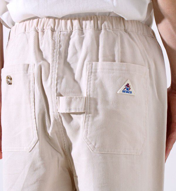 GLOSTER「【セットアップ対応】【GEVACO】コーデュロイ イージーワイドパンツ」|チノ|
