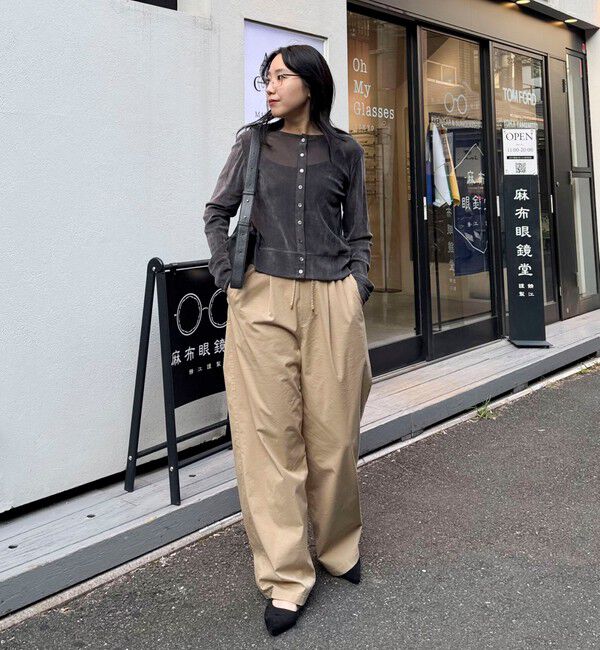 fredy emue「シアーフロッキーコンパクトカーディガン」|カーディガン|