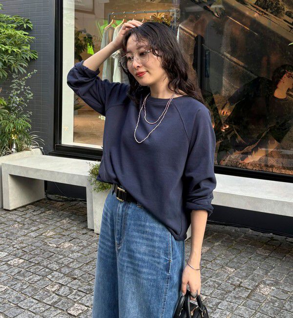 fredy emue「ミニ裏毛クロップドスウェットプルオーバー」|スウェット・ジャージ|