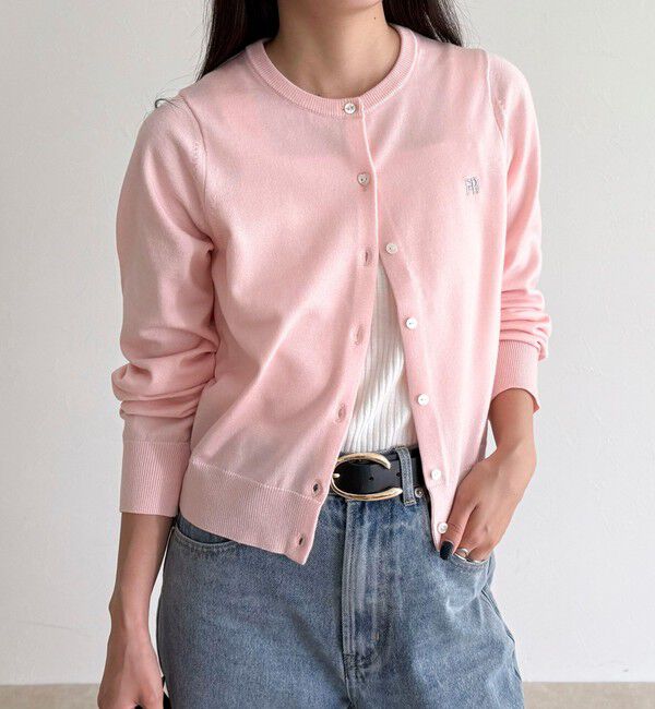 fredy emue「FR刺繍ベーシックカーディガン」|カーディガン|