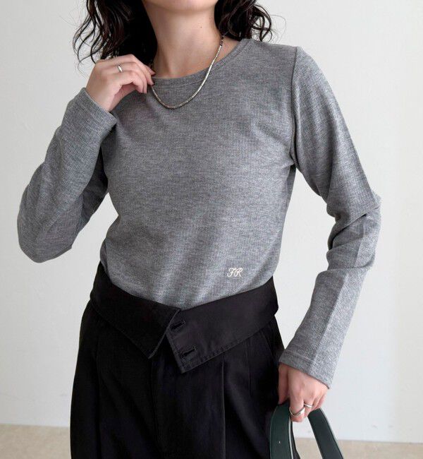 fredy emue「起毛テレココンパクトプルオーバー」|Tシャツ・カットソー|