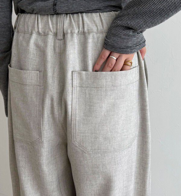 fredy emue「ウールライクイージーワークパンツ」|チノ|