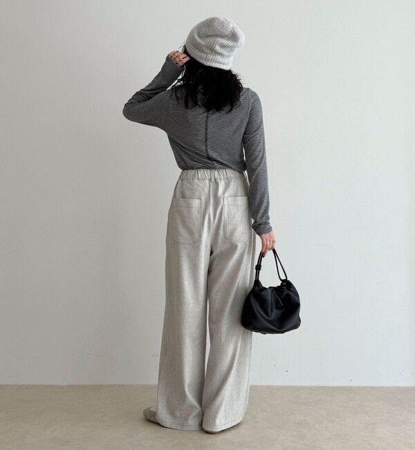 fredy emue「ウールライクイージーワークパンツ」|チノ|