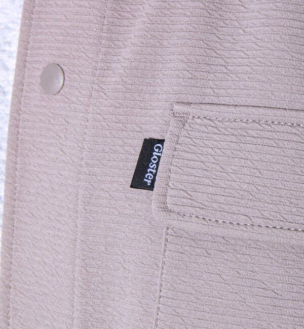 GLOSTER「【晩夏から秋本番まで活躍】ドライリップル フラップポケットシャツ」|シャツ・ブラウス|