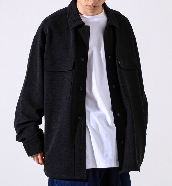 GLOSTER「【晩夏から秋本番まで活躍】ドライリップル フラップポケットシャツ」|シャツ・ブラウス|