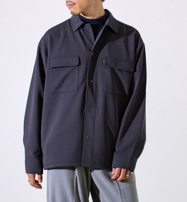 GLOSTER「【晩夏から秋本番まで活躍】ドライリップル フラップポケットシャツ」|シャツ・ブラウス|