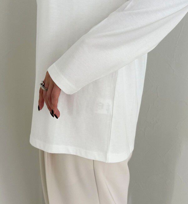 fredy emue「ワントーンロゴロンTシャツ」|Tシャツ・カットソー|