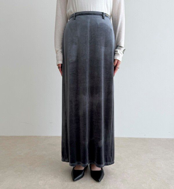 fredy emue「ベロアタイトスカート」|スカート|