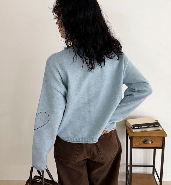 fredy emue「ハートステッチニットプルオーバー」|ニット・セーター|