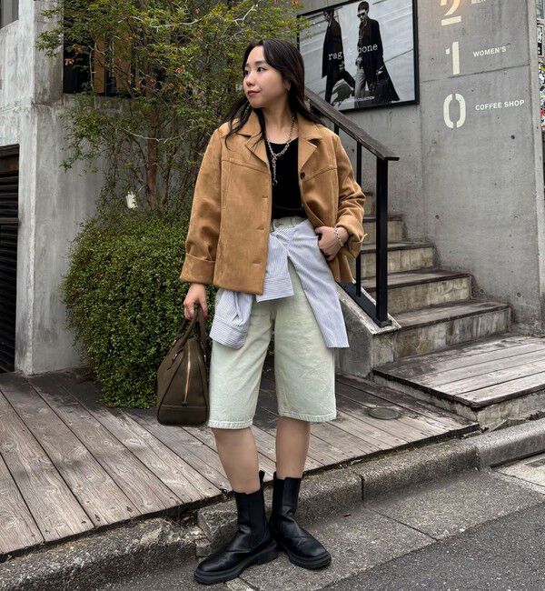 fredy emue「フェイクスエードジャケット」|テーラードジャケット|