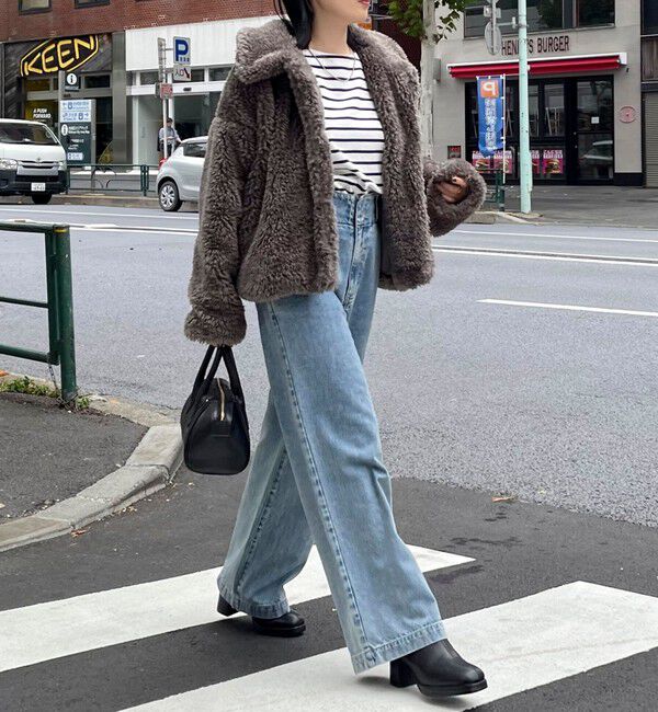 fredy emue「フェイクファーコート」|その他|