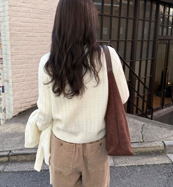 fredy emue「FR刺繍ケーブル柄ニットカーディガン」|ニット・セーター|