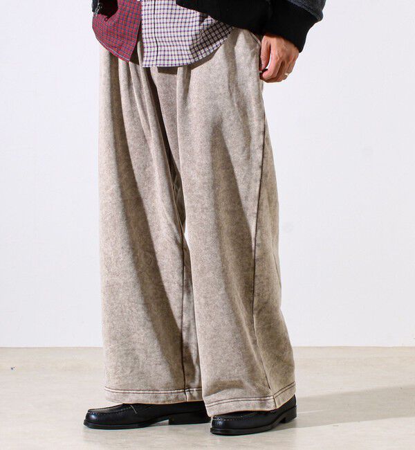 GLOSTER「【トレンド感あるルーズフィット】スノーウォッシュ スウェットパンツ」|その他|