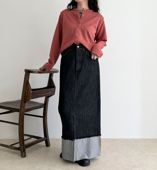 fredy emue「ポンチドット釦カーディガン」|カーディガン|