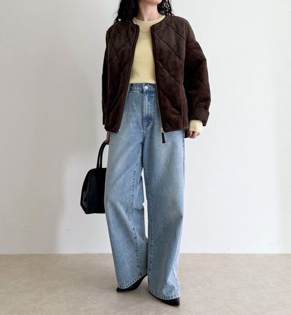 fredy emue「ファーキルトジップコート」|その他|