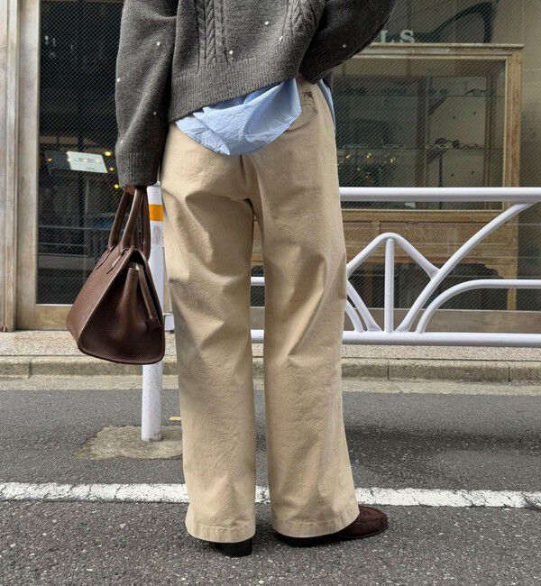 fredy emue「コーデュロイストレートパンツ」|チノ|