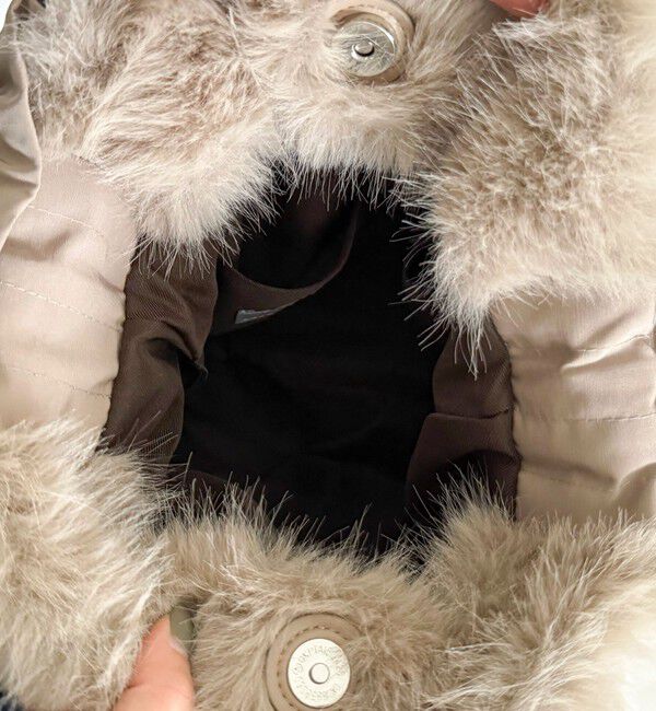 fredy emue「ギャザーハンドルエコファーショルダーバッグ」|ショルダー・メッセンジャー|