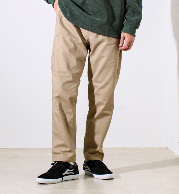 GLOSTER「【Dickies/ディッキーズ】TCツイル テーパードイージーパンツ」|チノ|