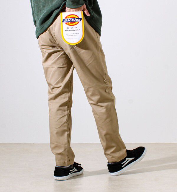 GLOSTER「【Dickies/ディッキーズ】TCツイル テーパードイージーパンツ」|チノ|