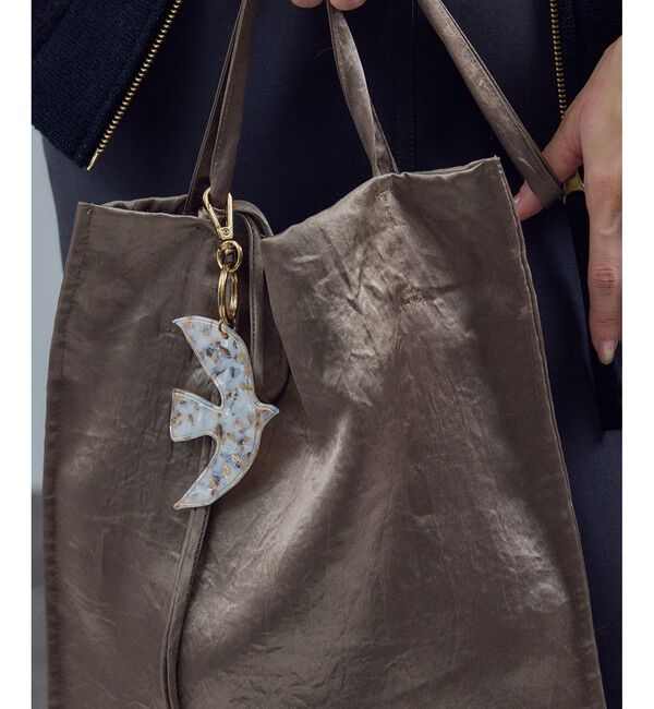 SALON adam et rope'「【WEB限定】コードチャーム付サテントート / A4」|トートバッグ|