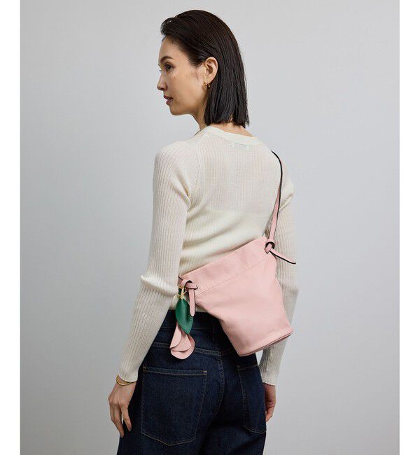 ROPE「【teau・牛革】panier pansy ring charm（キー/バッグチャーム・ネックレス）」|チャーム・キーホルダー|