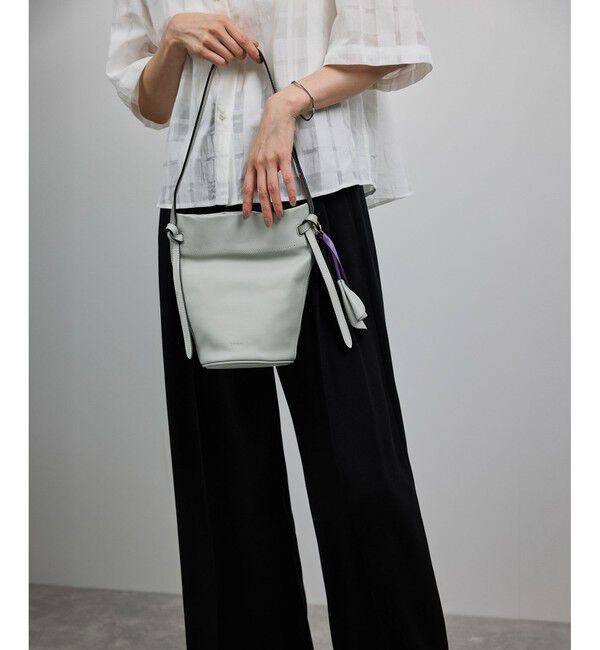 ROPE「【teau・牛革】panier pansy ring charm（キー/バッグチャーム・ネックレス）」|チャーム・キーホルダー|