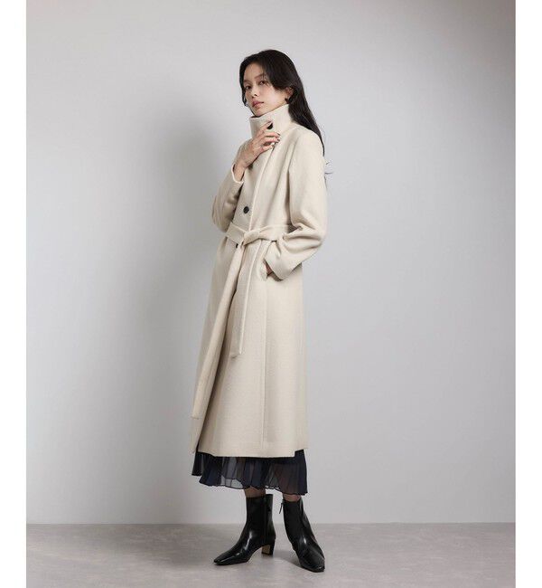 ROPE「プレミアムカシミヤ ロングコート【逸品・マルチWAY】【25AW】」|ステンカラーコート|