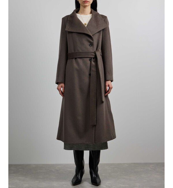 ROPE「プレミアムカシミヤ ロングコート【逸品・マルチWAY】【25AW】」|ステンカラーコート|