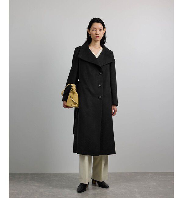 ROPE「プレミアムカシミヤ ロングコート【逸品・マルチWAY】【25AW】」|ステンカラーコート|
