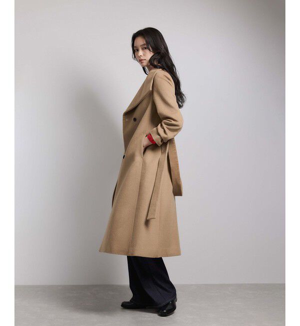 ROPE「プレミアムカシミヤ ロングコート【逸品・マルチWAY】【25AW】」|ステンカラーコート|