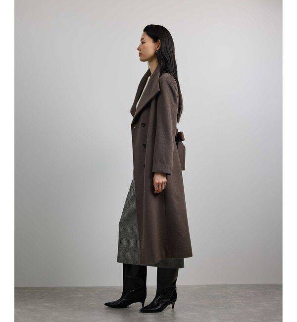 ROPE「プレミアムカシミヤ ロングコート【逸品・マルチWAY】【25AW】」|ステンカラーコート|