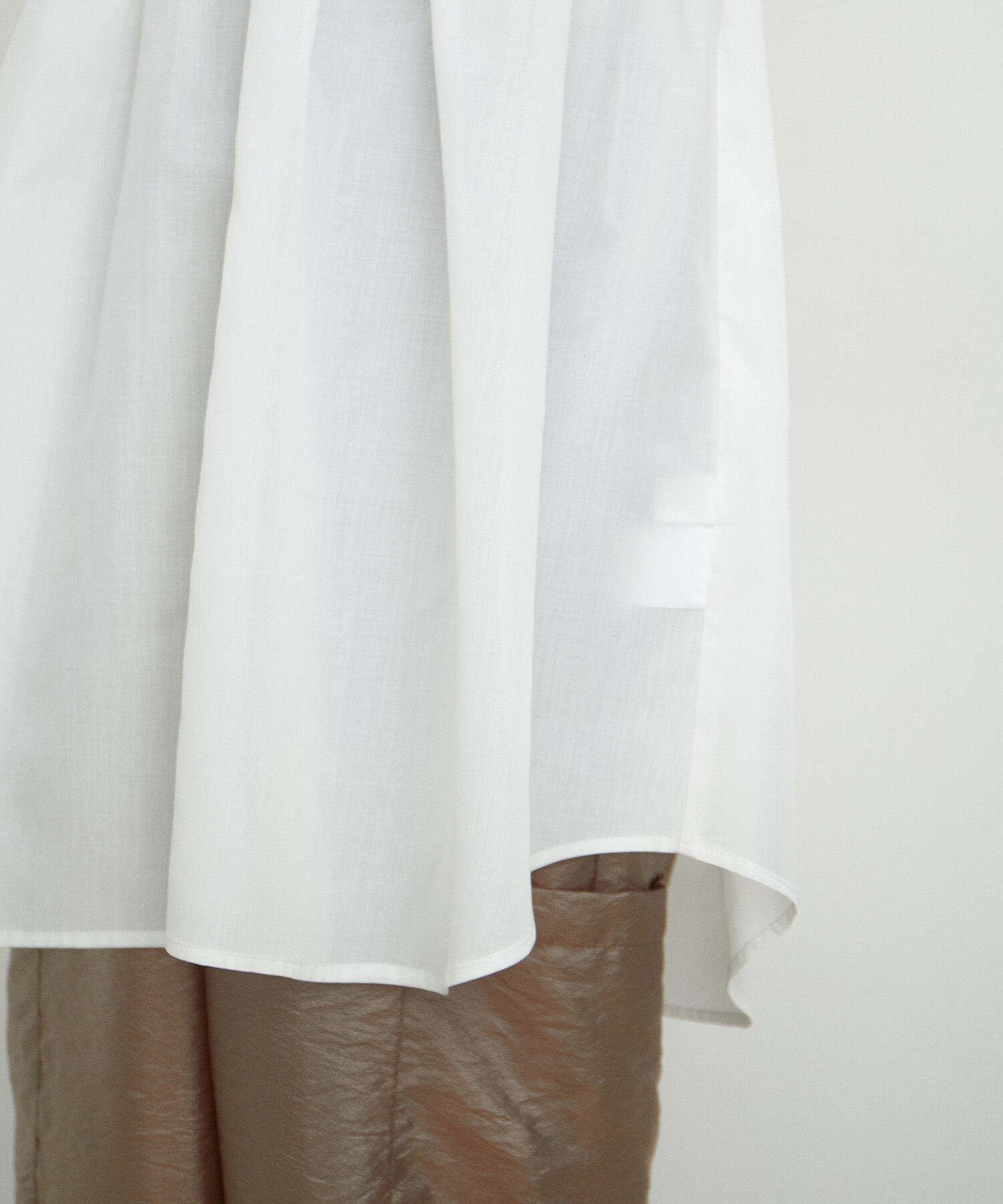 VIS「【洗える】ゆるVネックシャーリングシャツブラウス」|シャツ・ブラウス|