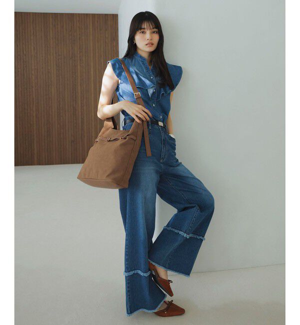 VIS「【A4収納】フロントベルトソフトショルダーバッグ」|ショルダー・メッセンジャー|