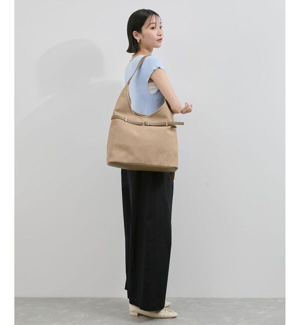 VIS「【A4収納】フロントベルトソフトショルダーバッグ」|ショルダー・メッセンジャー|