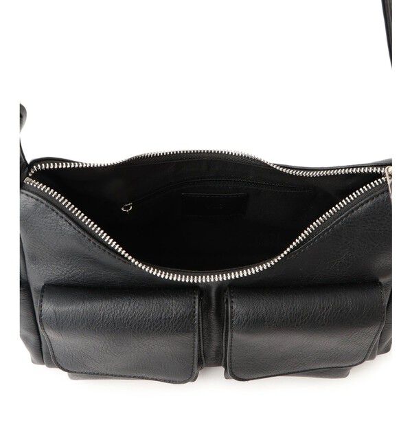 VIS「【2WAY】ビンテージ合皮クアトロポケットショルダーバッグ」|ショルダー・メッセンジャー|