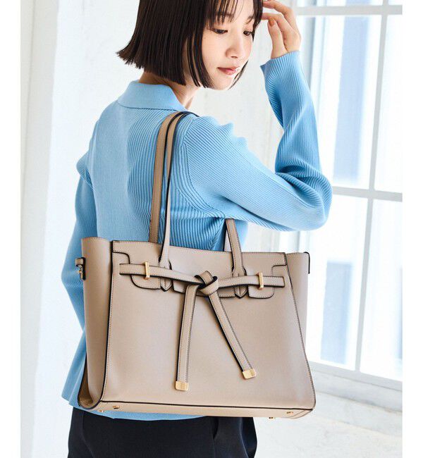 VIS「【新色追加】【A4収納】フラップタイトートバッグ」|トートバッグ|