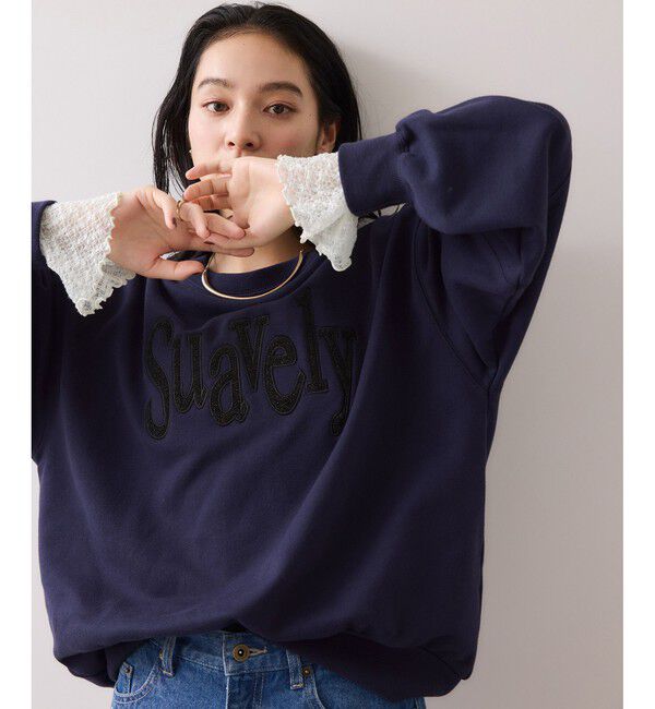 VIS「フレアスリーブレースインナートップス」|Tシャツ・カットソー|